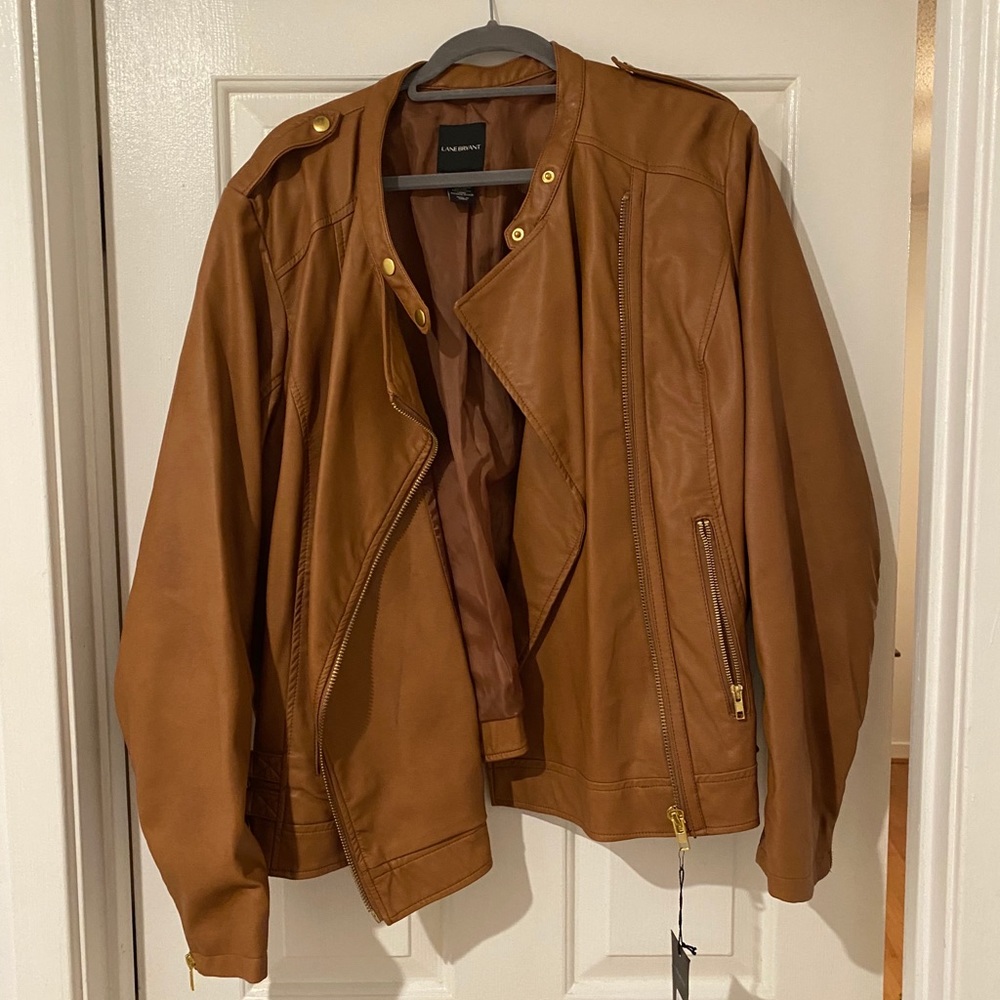 Lane Bryant Faux Leather Jacket